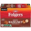 Folgers Hazelnut Cream Flavored Coffee, 72 Keurig K-Cup Pods, 12 Count (Pack of 6)