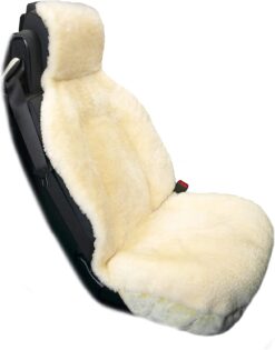 Eurow Genuine Australian Sheepskin Sideless Seat Cover - Champagne