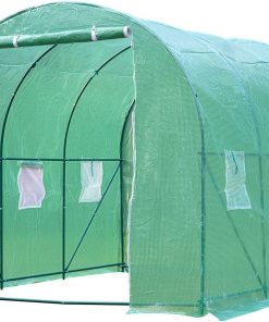 FDW Greenhouse for Outdoors Greenhouse Walk-in Green House L10'xW7'xH7' Plastic Mini Greenhouse Kit Indoor