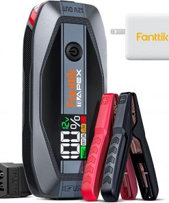 Fanttik T8 APEX 2000 Amp Jump Starter, 65W Two-Way Fast Charging, for Up to 8.5L Gas and 6L Diesel Engines (65W Charger Included)