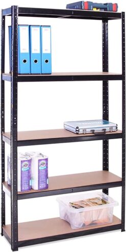 G-Rack Garage Shelving Units - Heavy Duty Racking -  Shelves for Storage - 5 Tier - 2000LB Capacity