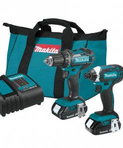 Makita CT225SYX 18V LXT Lithium-Ion Compact 2-Piece Combo Kit (Driver-Drill/Impact Driver)