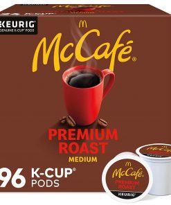 McCafé Premium Roast, Keurig Single Serve K-Cup Pods, Medium Roast Coffee Pods, 96 Count