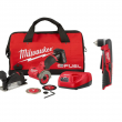 Milwaukee 2522-21XC-2415-20 M12 FUEL 12V 3 in. Lithium-Ion Brushless Cordless Cut Off Saw Kit with M12 3/8 in. Right Angle Drill