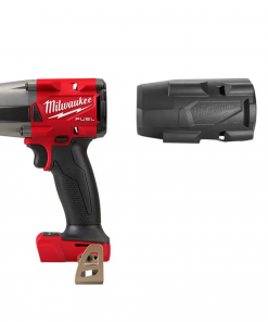 Milwaukee 2960-20-49-16-2960 M18 FUEL 18V Lithium-Ion Mid Torque Brushless Cordless 3/8 in. Impact Wrench with Friction Ring, Protective Boot