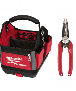 Milwaukee 48-22-8310-48-22-3079 10 in. PACKOUT Tote with 6-in-1 Wire Stripper Pliers