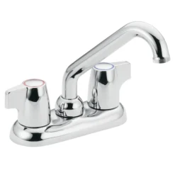 Moen 74998 Chateau Two-Handle 4-Inch Centerset Utility or Laundry Sink Faucet, Chrome