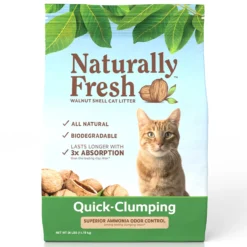 Naturally Fresh Quick-Clumping Natural Walnut Cat Litter, 26 lbs.