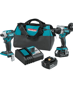 Makita XT288T 18V LXT Lithium-Ion Brushless Cordless Combo Kit 5.0 Ah (2-Piece)