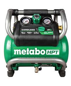 Metabo HPT Air Compressor EC36DAQ4M MultiVolt 2-Gallon Single Stage Portable Cordless Electric with Accessories