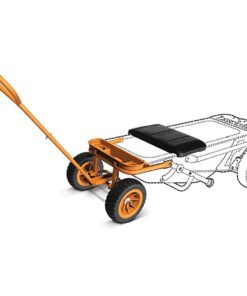 WORX WA0228 1-cu ft Steel Yard Cart