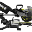 RYOBI PBLMS01K ONE+ HP 18V Brushless Cordless 10 in. Sliding Compound Miter Saw Kit with 4.0 Ah HIGH PERFORMANCE Battery and Charger