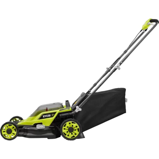 RYOBI P1180VNM ONE+ 18V 13 in. Cordless Battery Walk Behind Push Lawn Mower with 4.0 Ah Battery and Charger