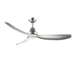 Home Decorators Collection 34601 Levanto 52 in. Integrated LED Indoor/Outdoor Brushed Nickel Ceiling Fan with Light Kit