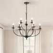 Selah 9 - Light Dimmable Classic / Traditional Chandelier