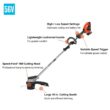 ECHO 56V 16 in. Brushless Cordless Battery Straight Shaft String Trimmer with Speed-Feed Head and 2.5Ah Battery and Charger
