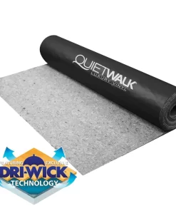 QuietWalk QWLV360 360 sq. ft. x 6 ft. x 60 ft. x 1.4 mm Acoustical Underlayment with Vapor Barrier for All Vinyl Plank Flooring