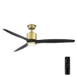 Home Decorators Collection YG749-BRB Triplex 60 in. LED Brushed Bronze Ceiling Fan with Light