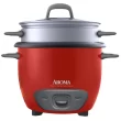 Aroma 14-Cup Pot Style Rice Cooker and Food Steamer Set