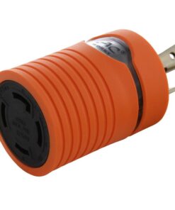 AC WORKS ADL530L1430 Locking Adapter NEMA L5-30P 30 Amp 125Volt Locking Plug