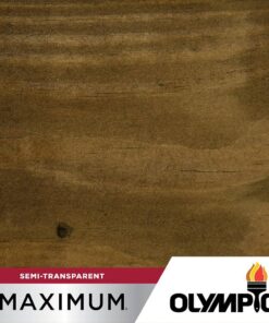 Olympic OLY712-05 Maximum 5 gal. Black Oak Semi-Transparent Exterior Stain and Sealant in One Low VOC