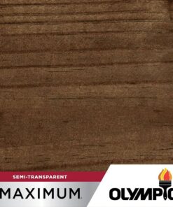 Maximum 5 gal. Black Walnut Semi-Transparent Exterior Stain and Sealant in One Low VOC