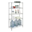 HDX 21656CPS 5-Tier Steel Wire Shelving Unit in Chrome (36 in. W x 72 in. H x 16 in. D)