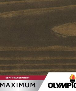 Olympic OLY905-05 Maximum 5 gal. Cinder Semi-Transparent Exterior Stain and Sealant in One Low VOC