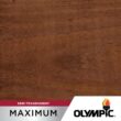 Olympic OLY729-05 Maximum 5 gal. Dark Mahogany Semi-Transparent Exterior Stain and Sealant in One Low VOC