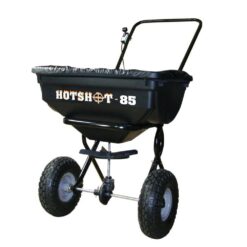 Meyer 38115 85 lb. Capacity Walk-Behind Broadcast Salt Spreader