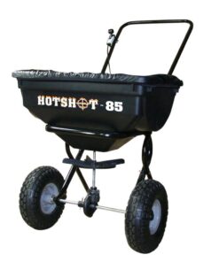 Meyer 38115 85 lb. Capacity Walk-Behind Broadcast Salt Spreader