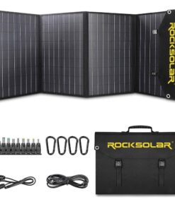 ROCKSOLAR RSSP100 100-Watt Solar Power Panel Kit for ROCKSOLAR Portable Power Station