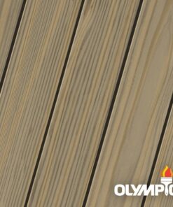 Olympic OLY939-01 Maximum 1 gal. Storm Gray Semi-Transparent Exterior Stain and Sealant in One Low VOC