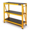 DEWALT DXST4500-W Yellow 3-Tier Wire Steel Garage Storage Shelving Unit (50 in. W x 48 in. H x 18 in. D)