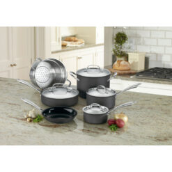 Cuisinart Green Gourmet Hard-Anodized 10 Piece Cookware Set