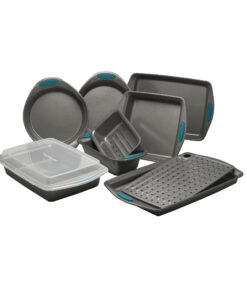 Rachael Ray Yum-o Nonstick Bakeware Oven Lovin' Baking Pans Set, 10-Piece