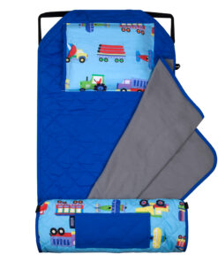 Wildkin Kids Modern Nap Mat with Elastic Corner Straps Boys and Girls