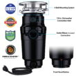 Wastemaid 1/2 HP Economy Garbage Disposal 10-US-WM-058-3B Wastemaid 1/2 HP Economy Garbage Disposal 10-US-WM-058-3B