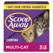 Scoop Away Multi-Cat Clumping Cat Litter, Scented, 25 lbs