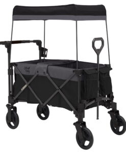 Little Folks by Delta Children City Wagon Cruiser Stroller, Black