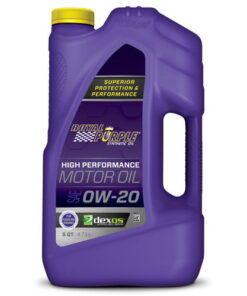 Royal Purple High Performance Motor Oil 0W-20 Premium Synthetic Motor Oil, 5 Quarts