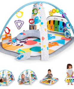 Baby Einstein 4-in-1 Kickin' Tunes Music and Language Play Gym and Piano Tummy Time Activity Mat