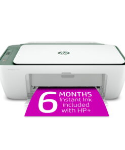 HP DeskJet 2742e Wireless Color All-in-One Inkjet Printer (Green Matcha) with 6 months Instant Ink Included with HP+