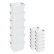 Sterilite Deep Ultra Storage Bin Organizer Basket (6 Pack) & Small (12 Pack)