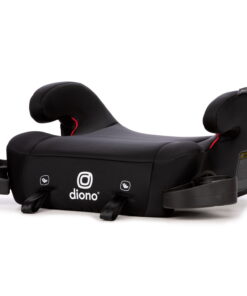 Diono Solana 2 Latch Lightweight Backless Belt Positioning Booster Car Seat, Black