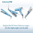 BaBylissPRO Nano Titanium Lightweight Ionic Hair Dryers, Blue BaBylissPRO Nano Titanium Lightweight Ionic Hair Dryers, Blue
