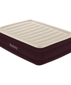 Bestway Maroon 20" Queen Air Mattress with Built-in Pump