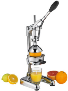 Cilio Commercial Silver Citrus Juicer Hand Press Fruit Extractor Stainless Steel 2