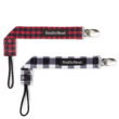 2-Pack Pacifier Clips Color: 2-Pack Plaid is Rad