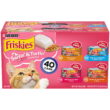 Purina Friskies Surfin' and Turfin' Wet Cat Food Variety Pack, 5.5 oz Cans (40 Pack)